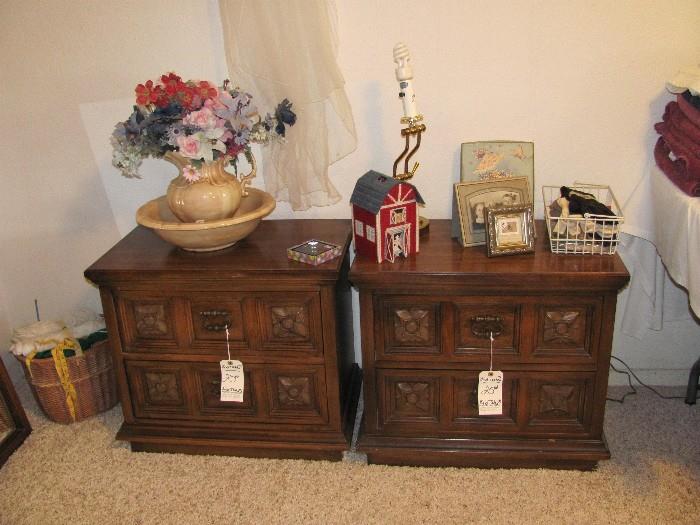 Two side tables