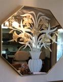 Signed Robert Slimbach MCM mirror 