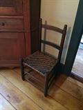 Little blue Ladderback chair