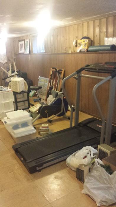 Exercise equipment, storage containers, exercise bikes, games, and more.