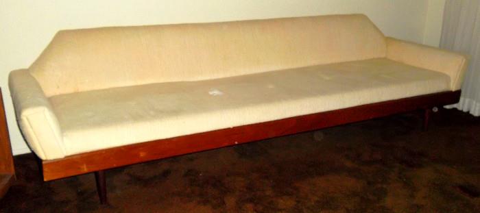 Nice vintage sofa. The indents you see are actually buttons