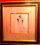 Leroy Neiman, etching "the Babe", artist proof