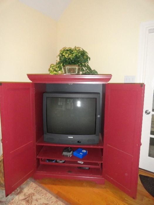 TV Cabinet inside