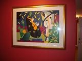 Huge framed Matisse print.....