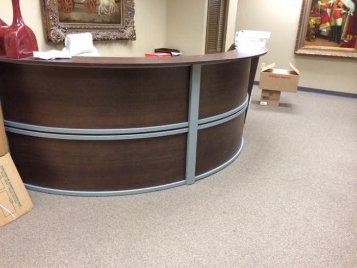 Large Reception Desk with Transaction counter