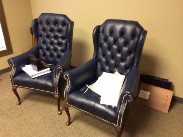 Leather Office chairs, excellent condition!