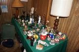 Paperweights, scarabs, snowglobes, marble eggs