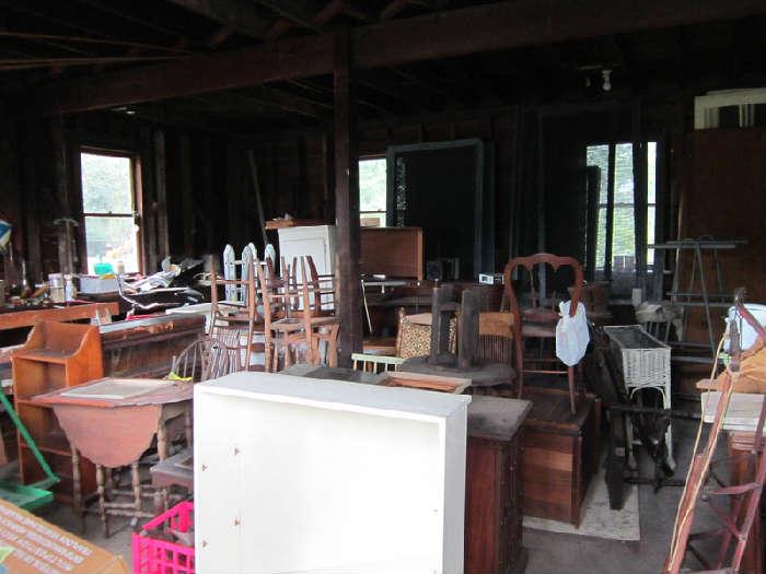Wait until you see the garage..loaded with antiques and all many surprises!
