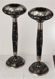 Pair of floor standing ash trays, smoke em if you got em.