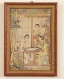 Japanese painting on fabric