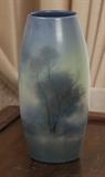 Rookwood Vellum vase, Ed Diers, 1922, 8in high x 3in