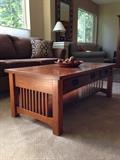 Mission-style coffee table