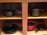 Pots, pans, and cookware