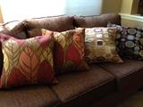Assorted silk pillows