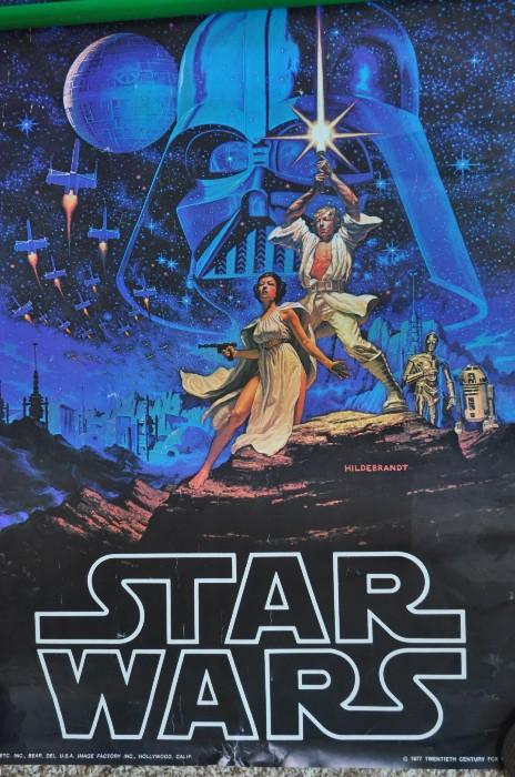 Star Wars poster -- original.