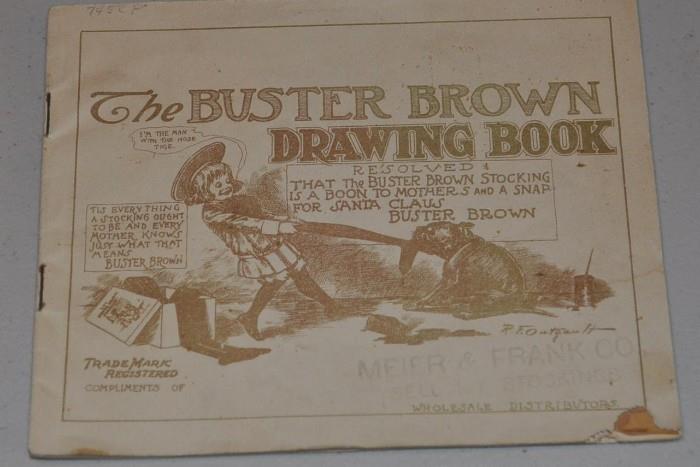 Now we're talking cool... The Buster Brown Drawing Book!