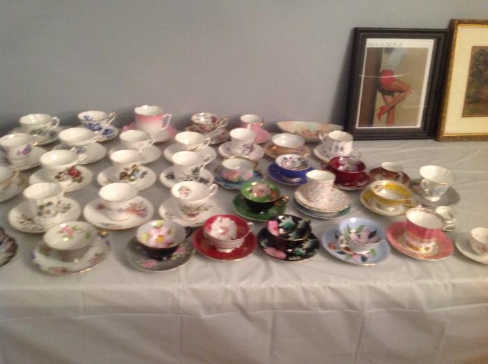 cup and saucer collection REDUCED