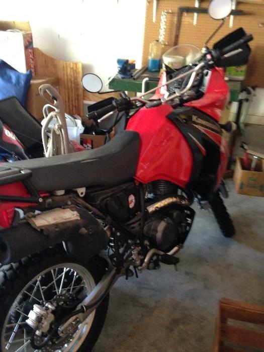 2009 Kawasaki KLR650 motorcycle