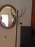Mirror & coat rack