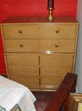 Retro matching dresser with mirror, headboard and night stand