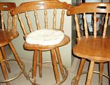 3 matching bar stools