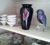 beautiful vase and art glass