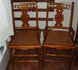 cane seat chairs