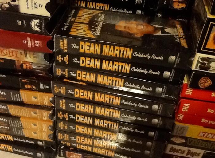One example of VCR collection- Dean Martin Roasts