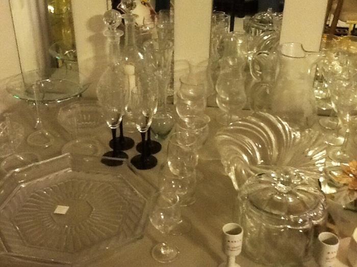 Beautiful glassware - some Lenox