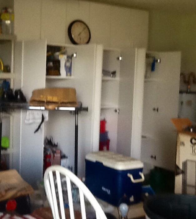 All the cabinets in garage for sale!