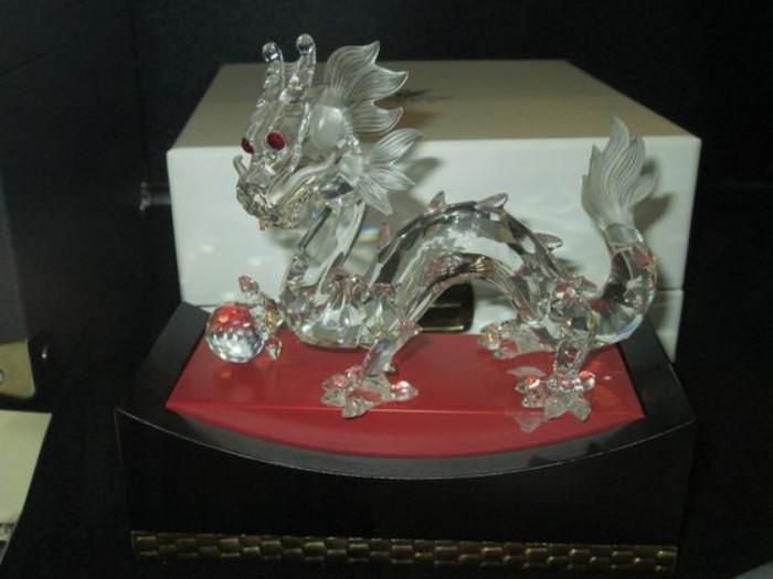 swarovsky crystal dragon