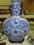 monumental blue/white porcelain urn