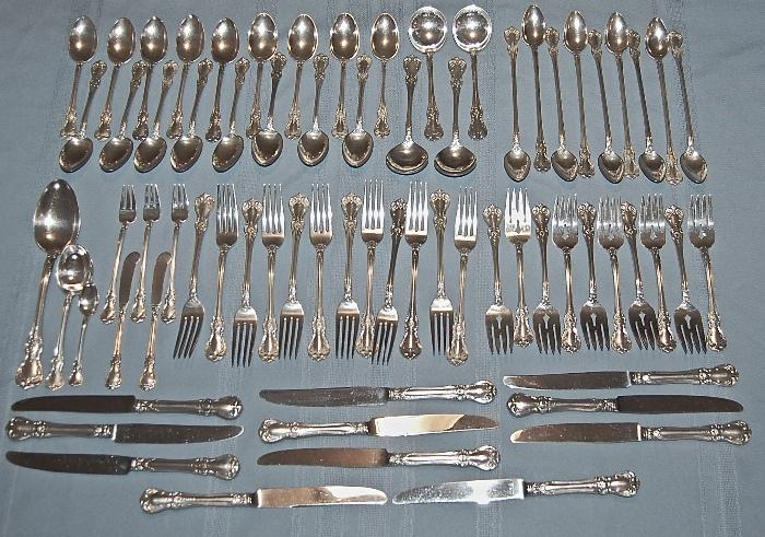 72 Piece set of Towle Old Master Sterling Flatware