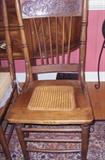 6 press back chairs