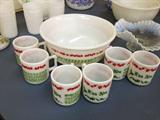 darling vintage eggnog set