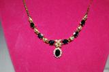 sapphire and diamond necklace