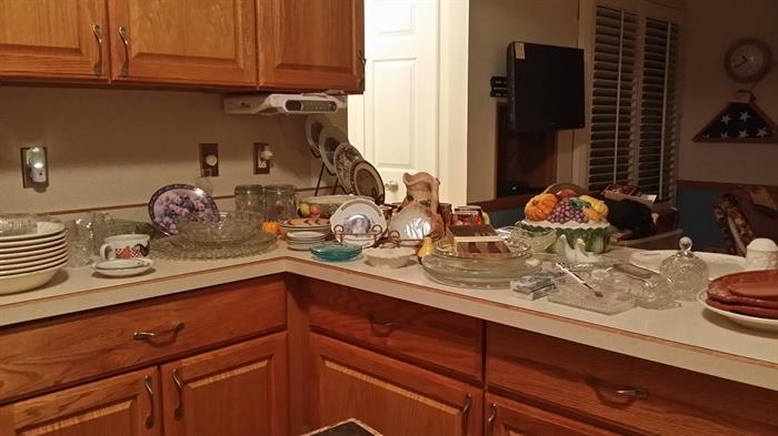 Dishes, Glassware, Plates, Plate Holders, more