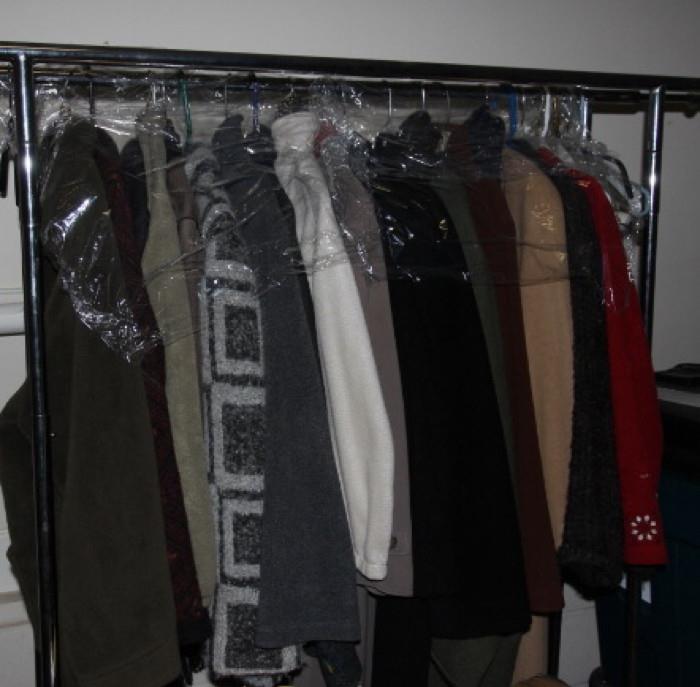 nice assortment of winter coats, size medium