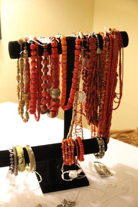 coral jewelry