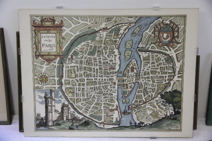 map of Paris