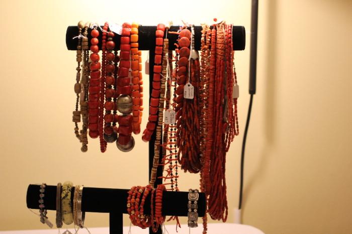 Just SOME of the coral jewelry...