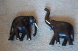 SOME OF OVER 100 PIECES OF ELEPHANT ART