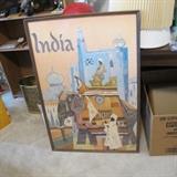 VINTAGE INDIA TRAVEL POSTER