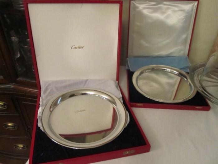 Cartier Pewter in boxes
