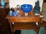 several small occasional tables, end tables, and night stands