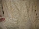 just a "small" example of the fine lace details covering the WHOLE dress