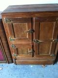 old time zinc lined real Ice Box
