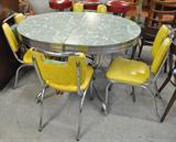 50's Chrome Kitchen Table & Chairs.
