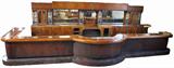 28' Art Deco Bar with Backbar.