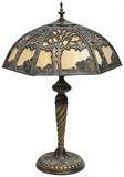Older Slag Glass Table Lamp.